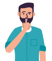 News-2 Markt- und Sozialforschung Illustration Mann Finger vor dem Mund
