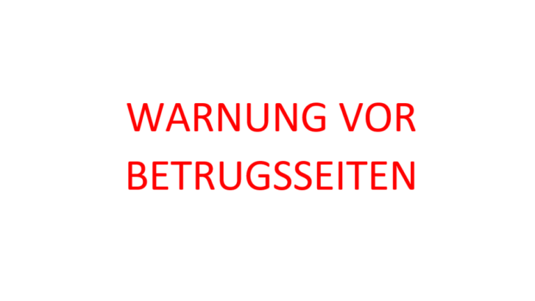 ADM warnt vor Betrugsseiten