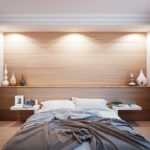 Schlicht eingerichtetes Schlafzimmer