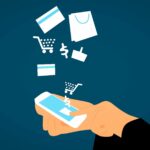 Illustration für Social Media Shopping