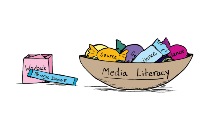 Illustration als Beispiel für Medienkompetenz