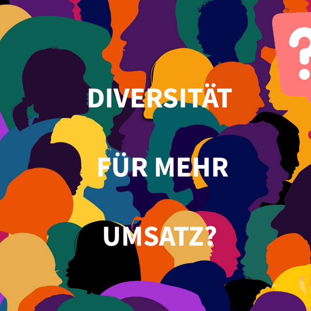 Illustration zum Thema Diversitüt für mehr Umsatz.