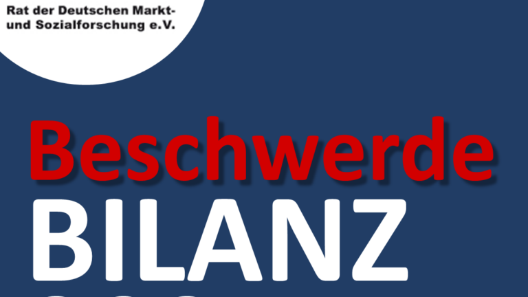 Übersicht der Beschwerdebilanz für das Jahr 2024.
